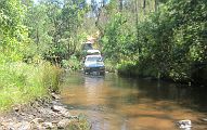 04-Manky enjoying a dip on the Ingeegoodbee track